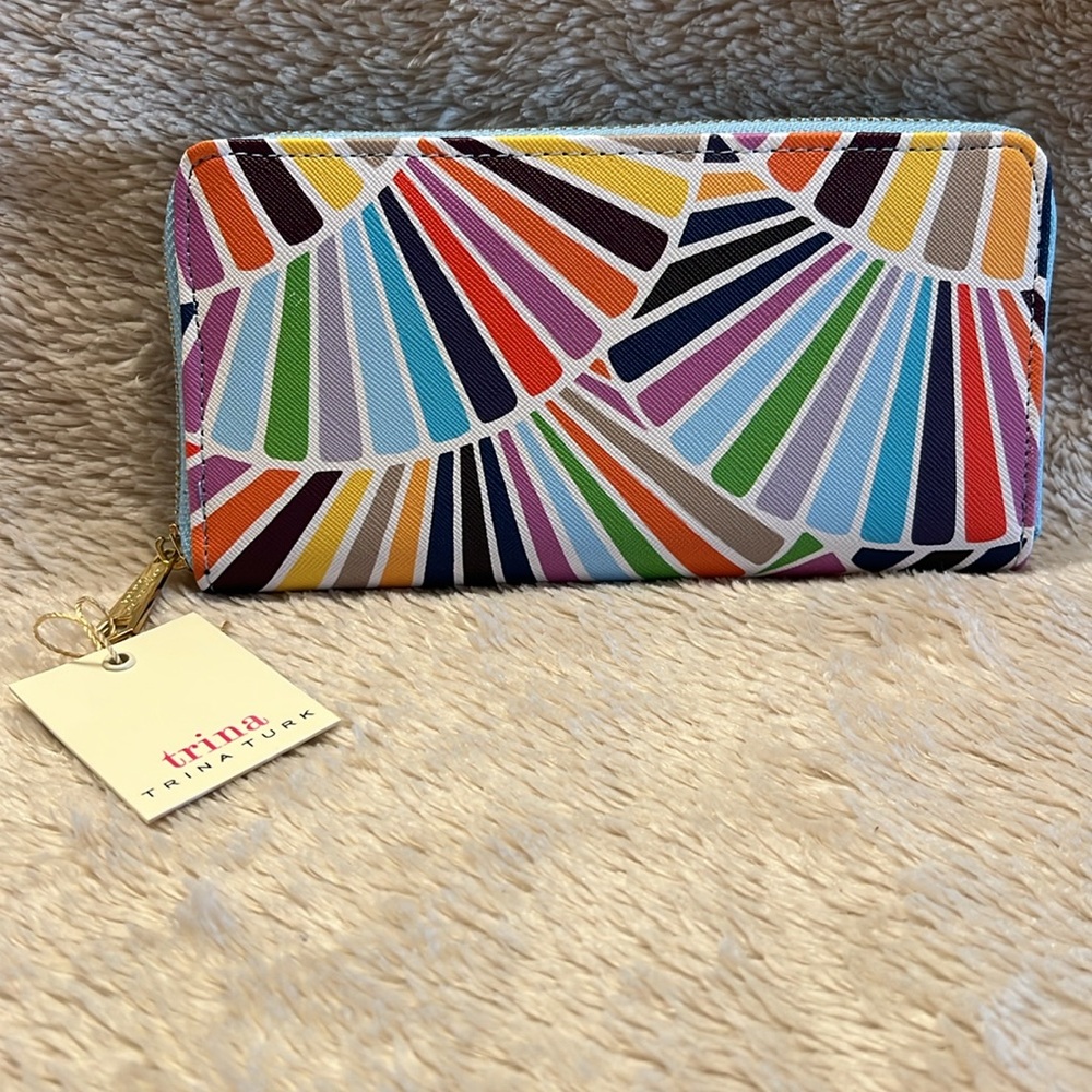 TRINA TURK Color Palette Zip Around Wallet - Picture 4 of 13